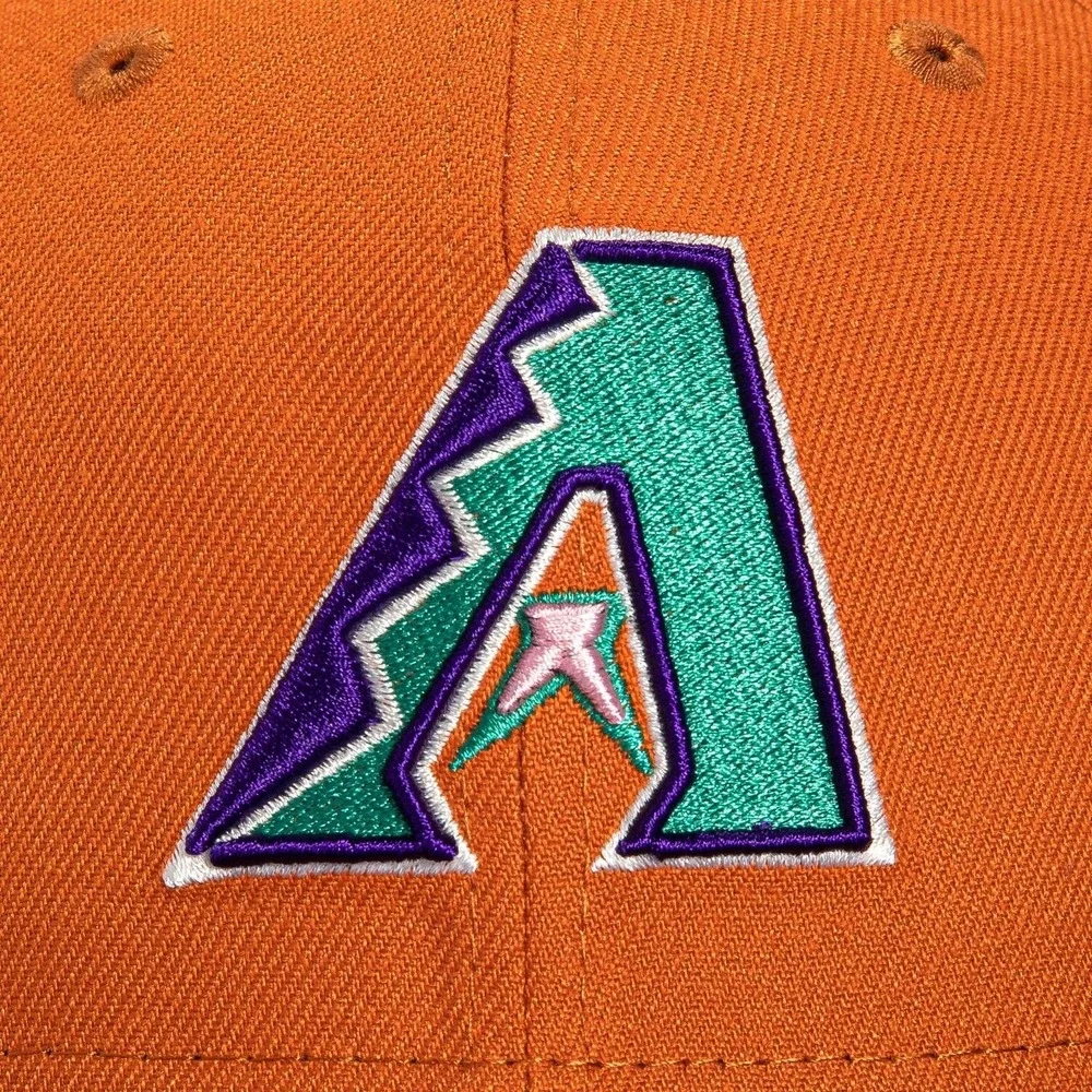 Arizona Diamondbacks 20th Anniversary Patch Orange 59Fifty NewEra Fitted 7 1/4